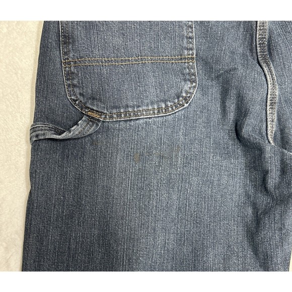 Dickies Mens Carpenter Jeans Size 40x32 Medium Dark Wash Denim - Picture 14 of 14